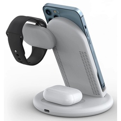 Беспроводное зарядное устройство 3в1 Wiwu Power Air (White) Thumb