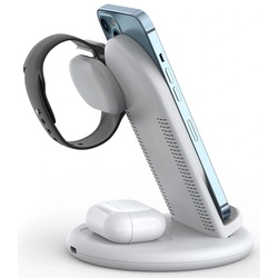 Беспроводное зарядное устройство 3в1 Wiwu Power Air (White) Thumb