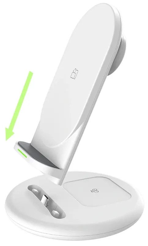 Беспроводное зарядное устройство 3в1 Wiwu Power Air (White)