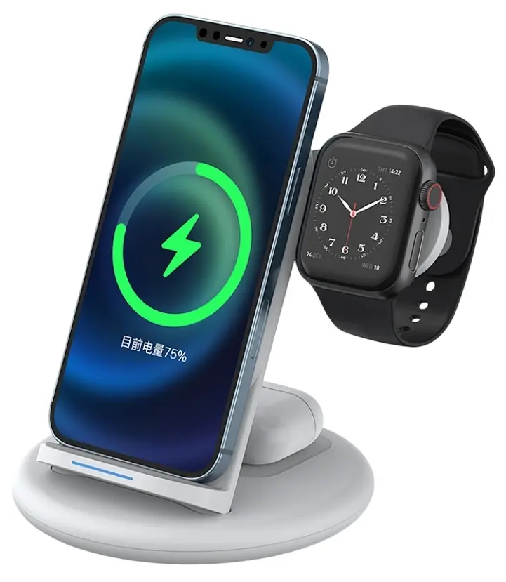 Беспроводное зарядное устройство 3в1 Wiwu Power Air (White)