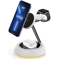 Incarcator fara fir 3in1 Wiwu Wi-W002 (White) Thumb