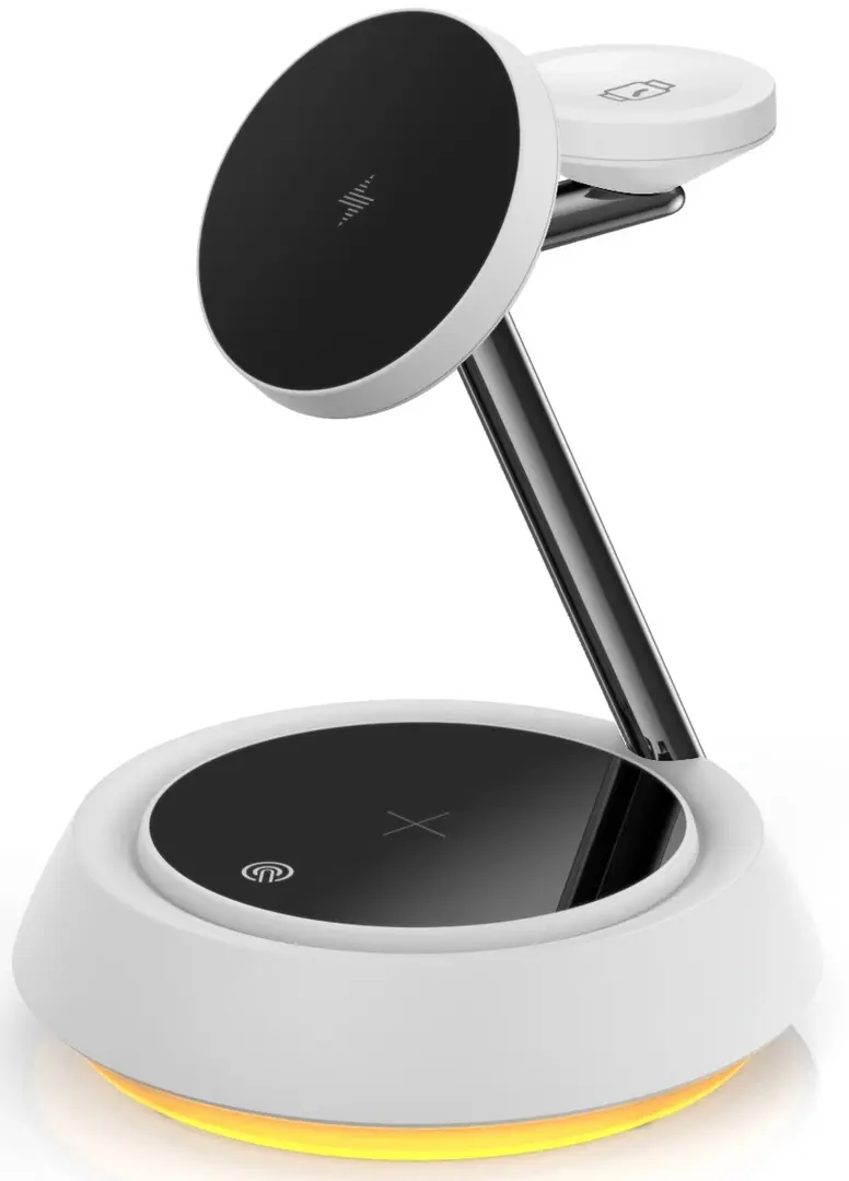 Incarcator fara fir 3in1 Wiwu Wi-W002 (White)