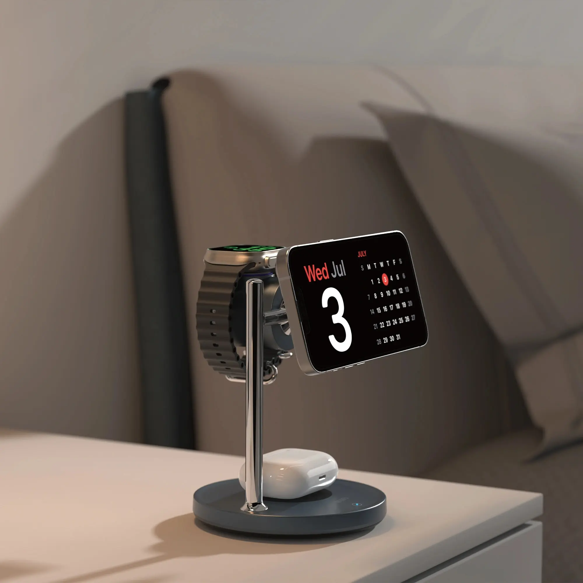 Incarcator fara fir 3in1 Wiwu Wi-W041 (Black) - 5