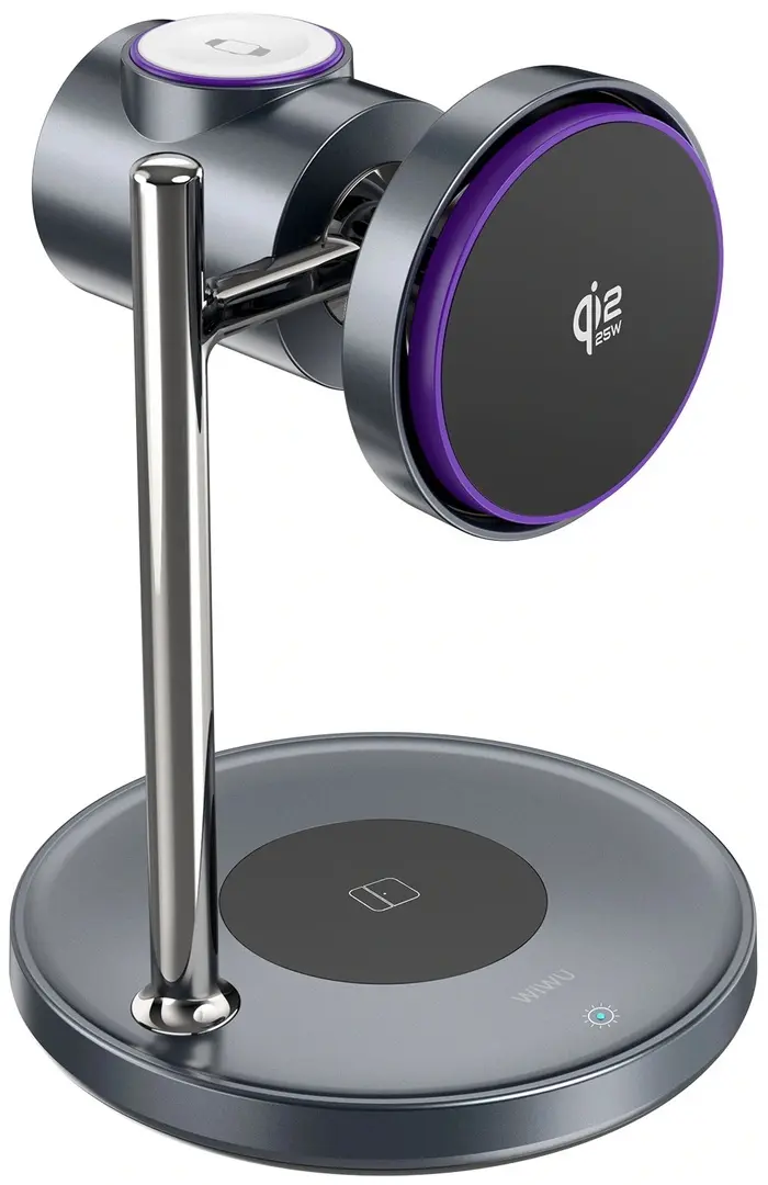 Incarcator fara fir 3in1 Wiwu Wi-W041 (Black)