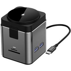 Incarcator fara fir 9in1 Wiwu Wi-W025 (Gray)