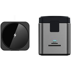 Incarcator fara fir 9in1 Wiwu Wi-W025 (Gray) Thumb