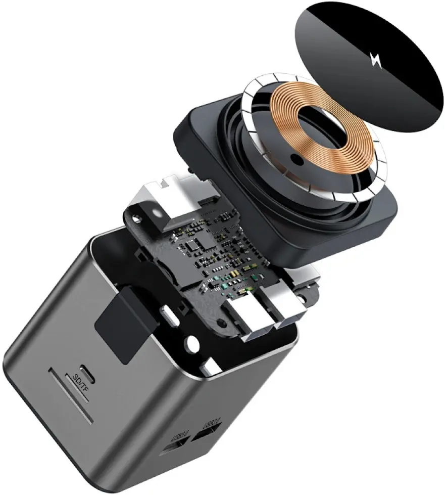 Incarcator fara fir 9in1 Wiwu Wi-W025 (Gray)