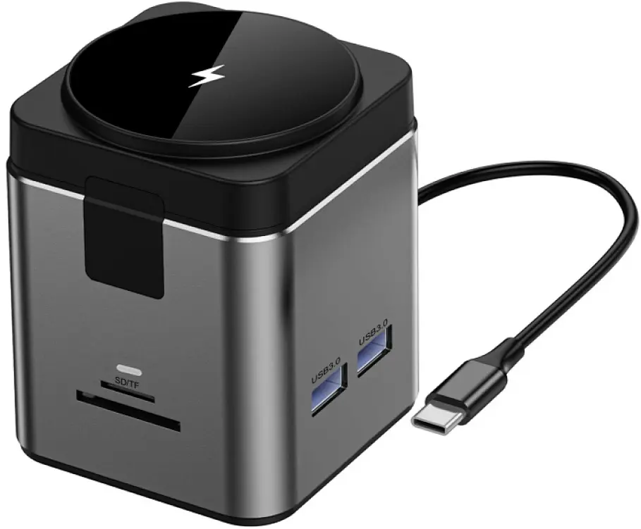 Incarcator fara fir 9in1 Wiwu Wi-W025 (Gray)