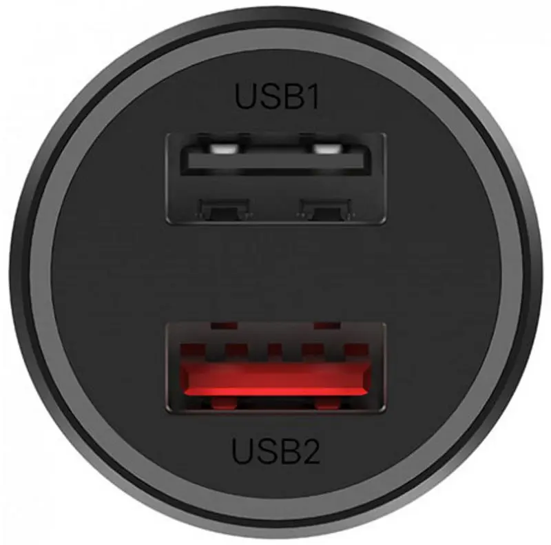 Încărcător auto Xiaomi Mi 37W Dual-Port Car Charger (Black)