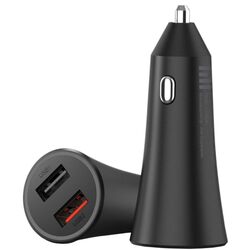 Încărcător auto Xiaomi Mi 37W Dual-Port Car Charger (Black)