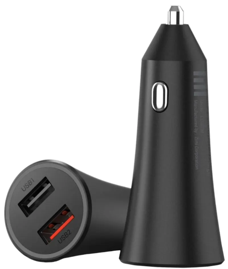 Încărcător auto Xiaomi Mi 37W Dual-Port Car Charger (Black)