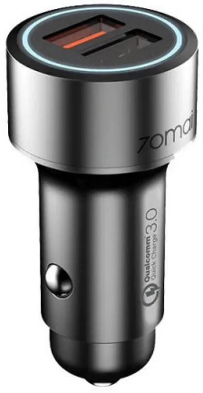 Incarcator auto Xiaomi 70mai Dual QC3.0 (Silver)