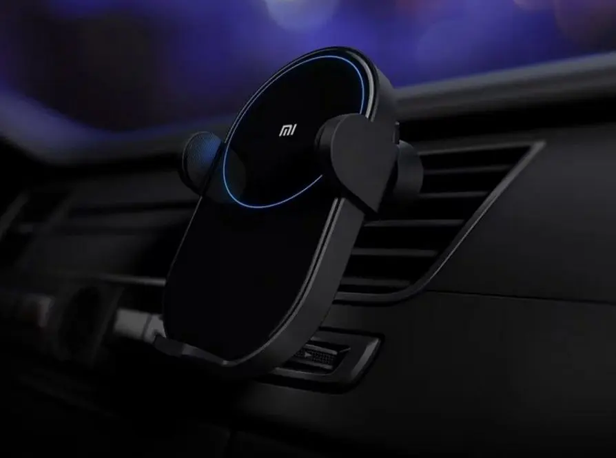 Suport auto cu incarcare fara fir Xiaomi Mi Wireless 20W Car Charger (Black) - 2