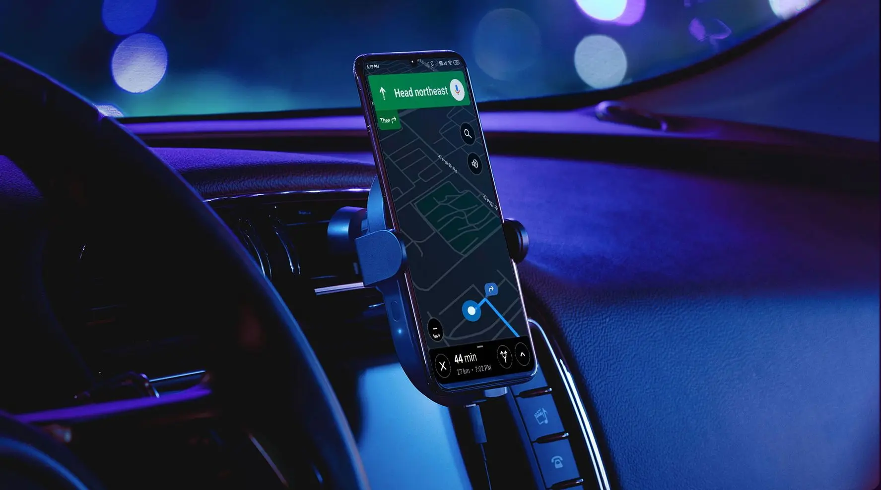 Suport auto cu incarcare fara fir Xiaomi Mi Wireless 20W Car Charger (Black) - 4