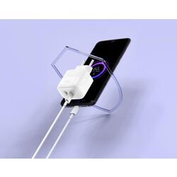 Incarcator XO L137 20W + cablu Type-C to Lightning (White) Thumb