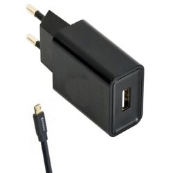 Incarcator XPower 5.0V-2.0A + Micro USB (Black)