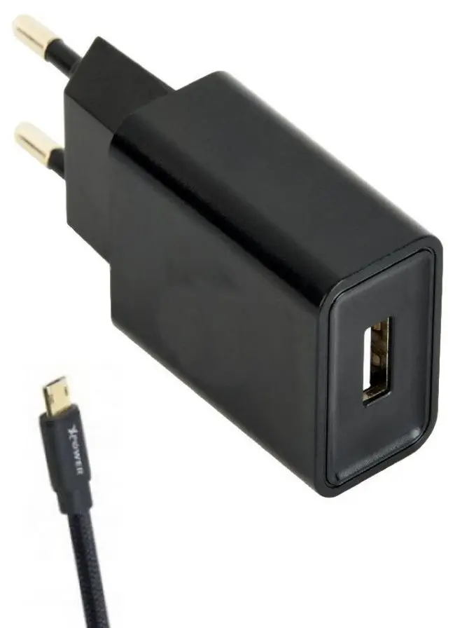 Incarcator XPower 5.0V-2.0A + Micro USB (Black)