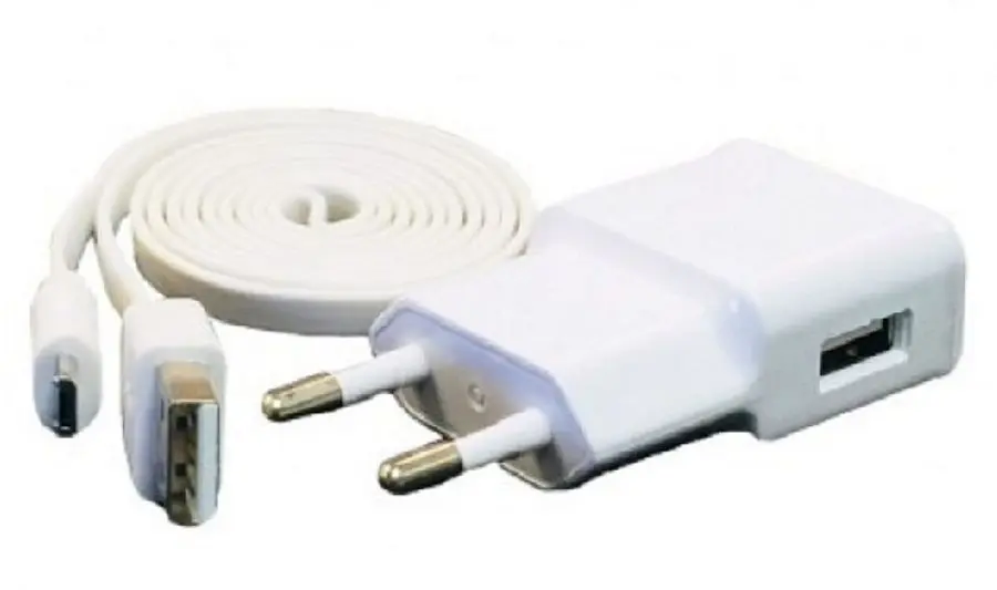 Incarcator XPower 110654.2 + Micro-USB (White)
