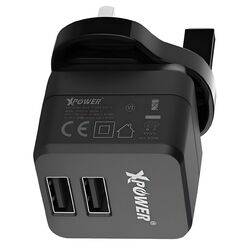 Incarcator XPower 2USB 2.4A (Black) Thumb