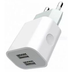 Incarcator XPower 2USB 2.4A + cablu USB to Lightning (White) Thumb