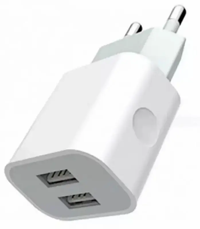 Incarcator XPower 2USB 2.4A + cablu USB to Lightning (White)