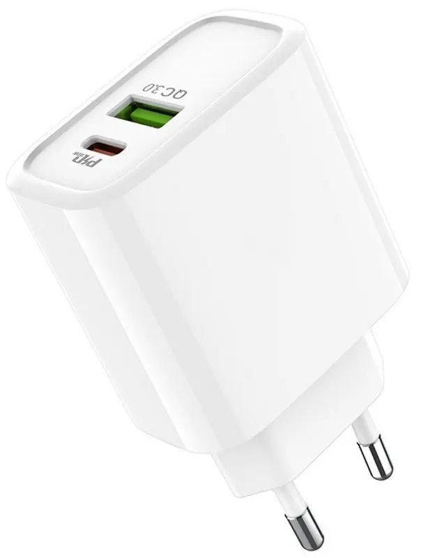 Incarcator XPower PD + USB QC3.0 (White)
