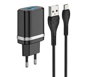 Incarcator Xpower QC3.0 + Micro-USB (Black)