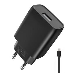 Incarcator XPower QC3.0 + Type-C (Black)