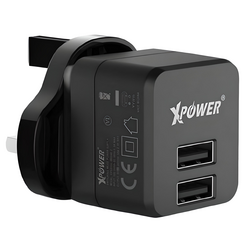 Incarcator XPower travel adapter + Lightning (Black)
