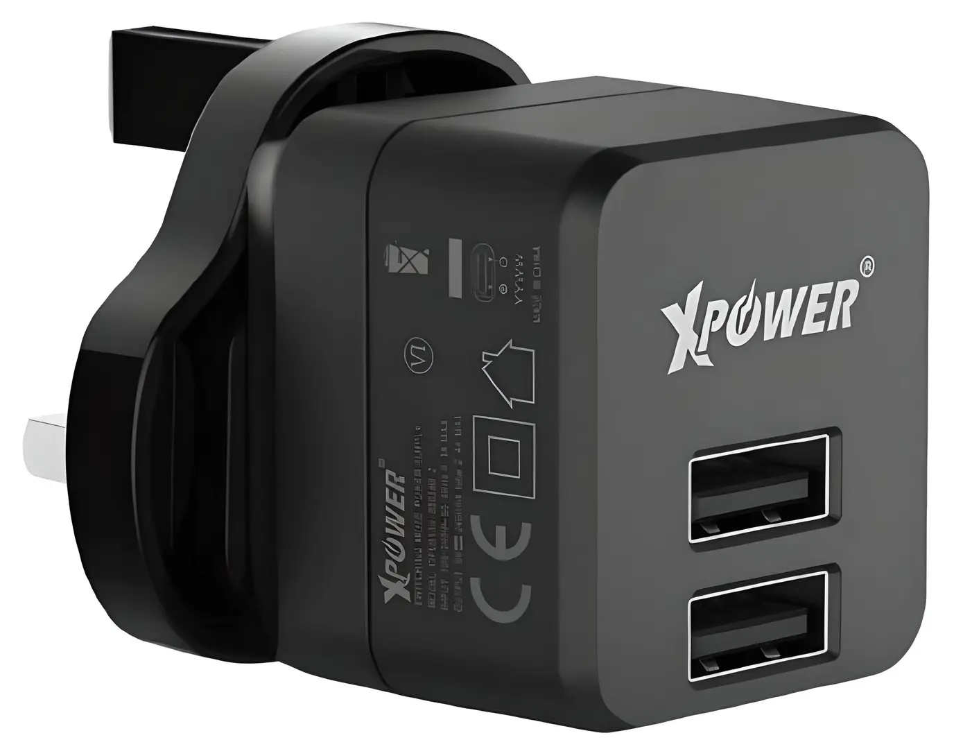 Incarcator XPower travel adapter + Lightning (Black)