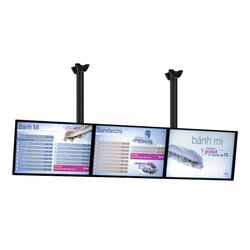 Комплект информационных дисплеев с кронштейном LG 49UH5J-H 3Pac (Black)