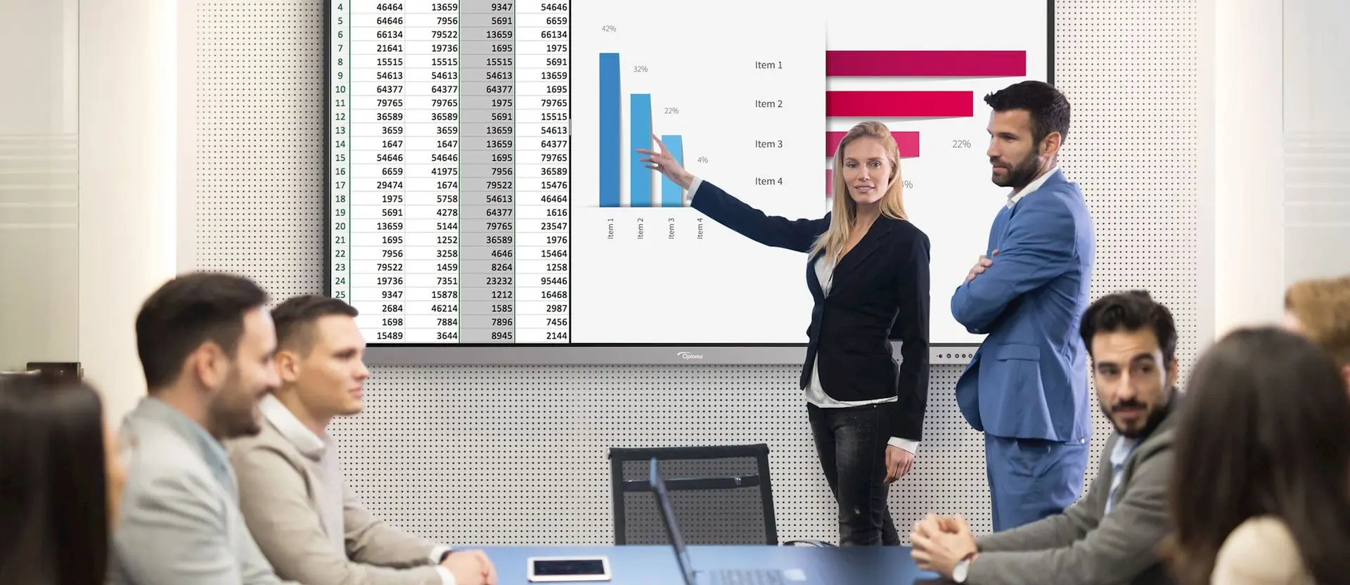 Интерактивный сенсорный дисплей Optoma 65