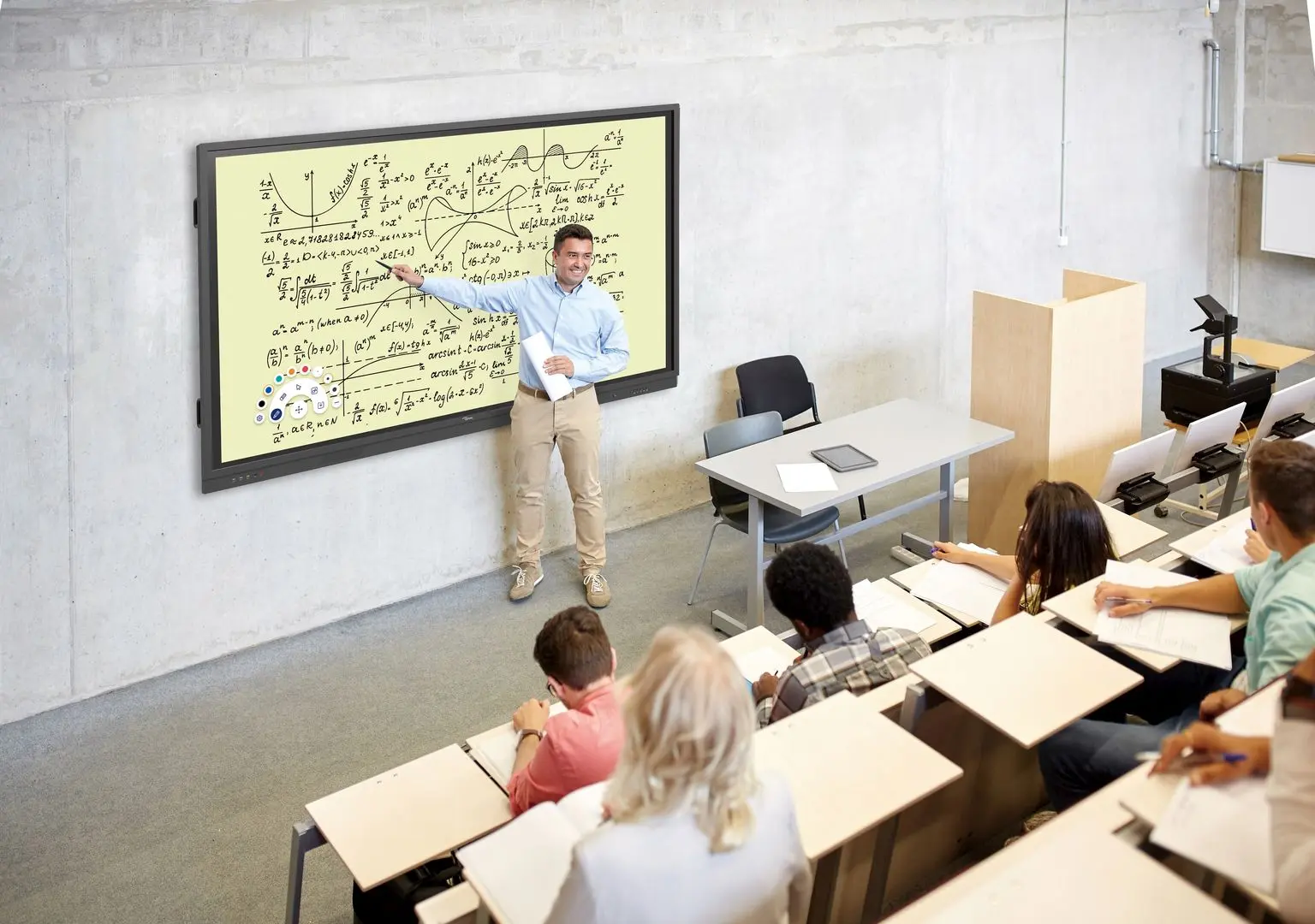 Интерактивный сенсорный дисплей Optoma 86