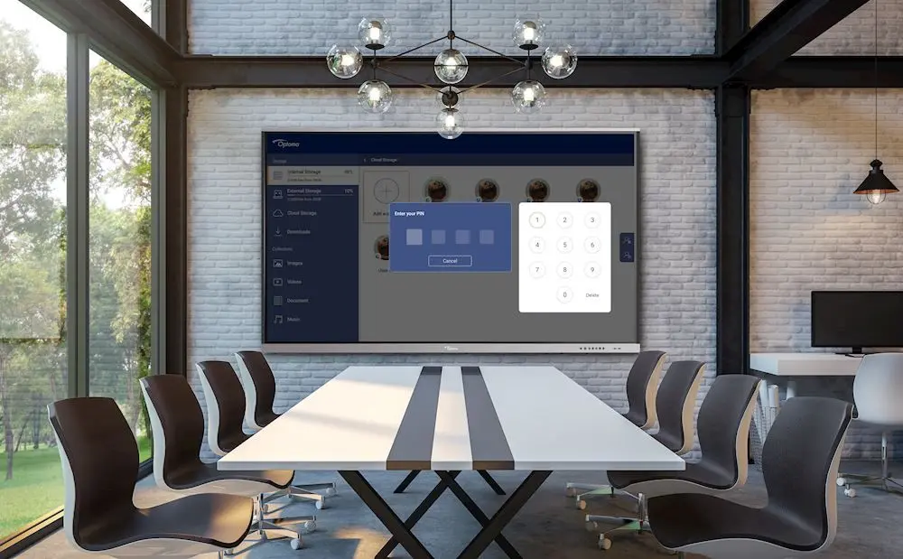 Интерактивный сенсорный дисплей Optoma 86