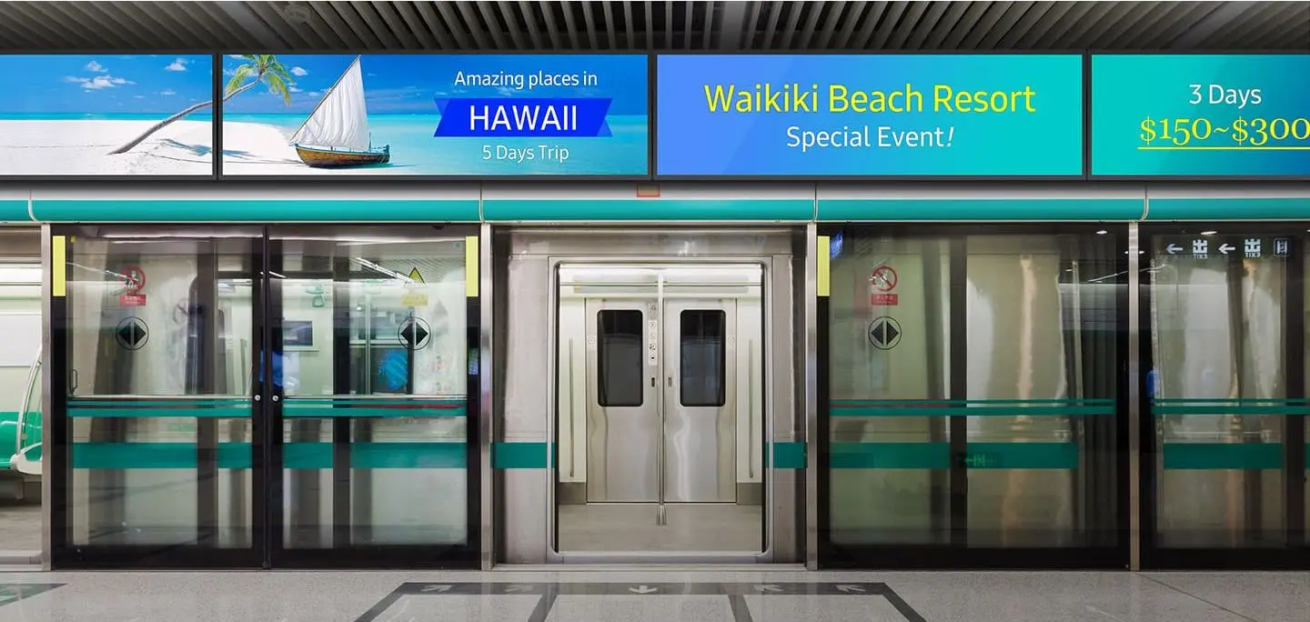 Display informational Samsung 37