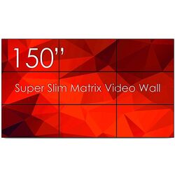 Информационные дисплеи с кронштейном и контроллером Swedx SDS50K8-01 + Vogel's 3x3 + EvoConnect MXB29VM (Black)