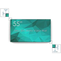 Panouri informative cu suport Swedx UMX-55K8-01 + Vogel's 3x3 (Black) Thumb