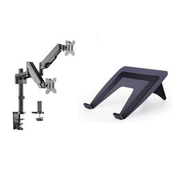 Кронштейн для монитора + подставка для ноутбука Blackmount MNT16-2+MB-7525 (Black)