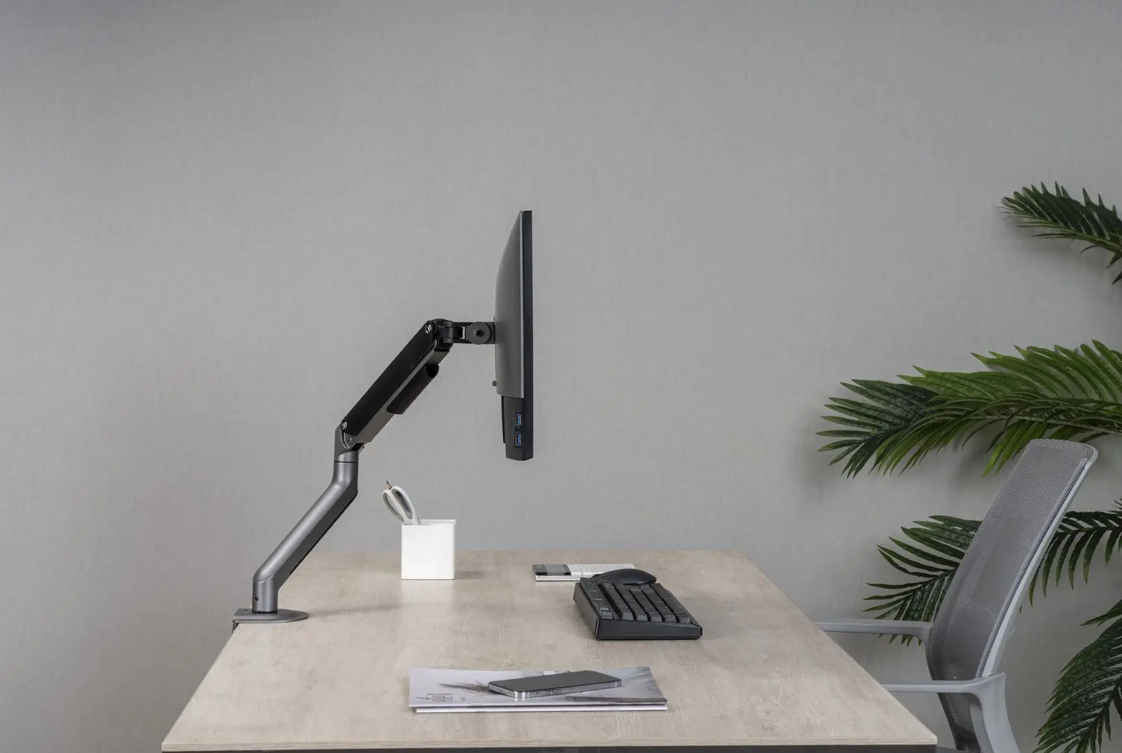 Кронштейн для монитора Gembird MA-DA1-05 (Black) - 11