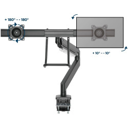 Suport pentru monitoare Gembird MA-DA2-04 (Black) Thumb