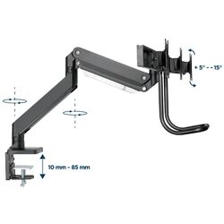 Suport pentru monitoare Gembird MA-DA3-03 13-27 (Black) Thumb