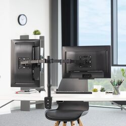 Кронштейн для мониторов Hama 118491 (Black) Thumb