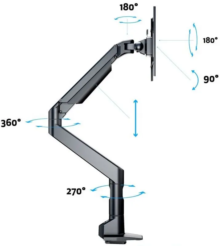 Кронштейн для монитора Multibrackets Gas Lift XL 7093 (Black) - 2