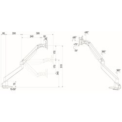 Кронштейн для монитора Multibrackets MB-2449 (Black) Thumb