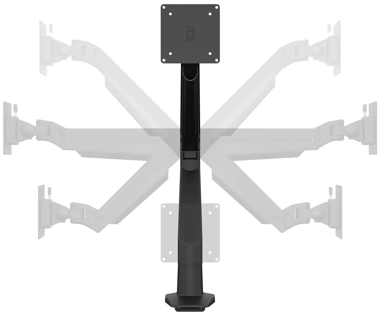 Кронштейн для монитора Multibrackets MB-2449 (Black) - 5