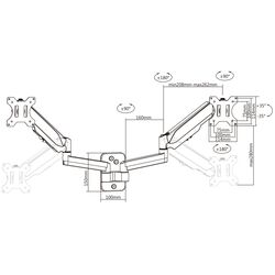 Кронштейн для мониторов Multibrackets MB-0037 (Black) Thumb