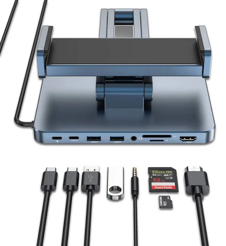 Кронштейн для планшета 8in1 Wiwu AH801 (Space Grey)