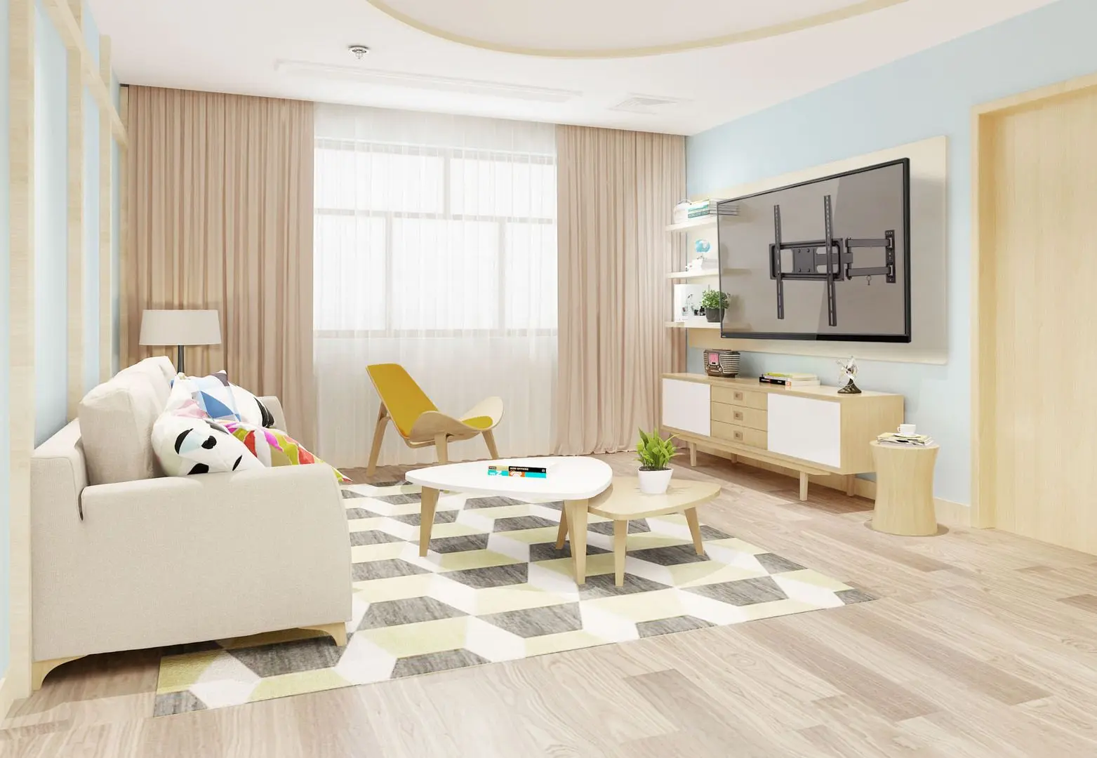 Кронштейн для телевизора Akai 3255TS2 (Black) - 5