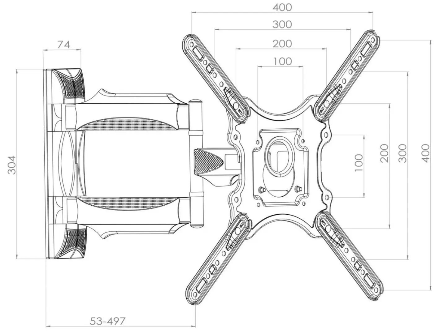 Кронштейн для телевизора Art AR-78 23