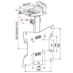 Кронштейн для телевизора Art RAMT AR-21SK 17 Thumb
